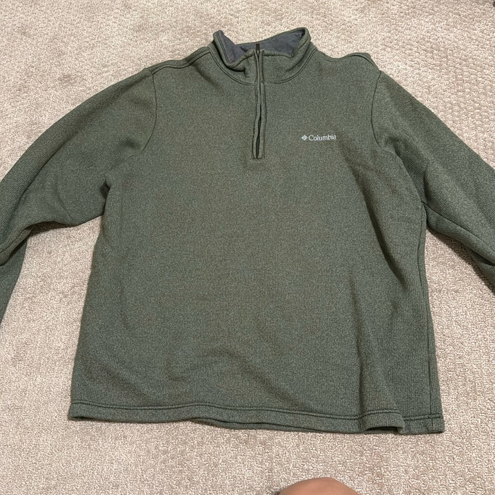 Men’s Columbia 1/4 Zip Pullover Size L